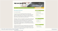 Desktop Screenshot of lseobserver.wordpress.com