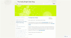 Desktop Screenshot of dailybrightside.wordpress.com