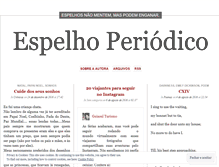 Tablet Screenshot of espelhoperiodico.wordpress.com