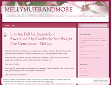 Tablet Screenshot of mellymujerandmore.wordpress.com