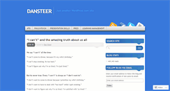 Desktop Screenshot of dansteer.wordpress.com
