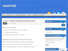 Tablet Screenshot of dansteer.wordpress.com