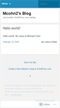 Mobile Screenshot of mcohn2.wordpress.com