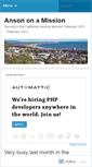 Mobile Screenshot of ansonsmission.wordpress.com