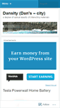 Mobile Screenshot of dansity.wordpress.com