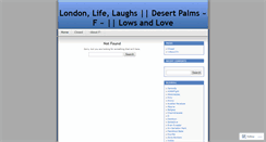 Desktop Screenshot of desertpalms.wordpress.com