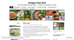 Desktop Screenshot of hungarygoesraw.wordpress.com