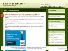 Tablet Screenshot of fatgirltofitgirl.wordpress.com