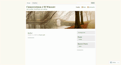 Desktop Screenshot of chrisjhwright.wordpress.com
