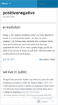 Mobile Screenshot of posneg.wordpress.com
