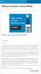 Mobile Screenshot of netbookcomputer.wordpress.com