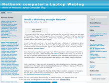 Tablet Screenshot of netbookcomputer.wordpress.com