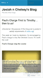 Mobile Screenshot of josiahnchelsey.wordpress.com