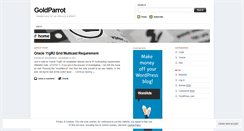Desktop Screenshot of goldparrot.wordpress.com