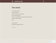 Tablet Screenshot of monkeysyllable.wordpress.com
