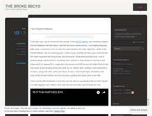 Tablet Screenshot of brokebboys.wordpress.com