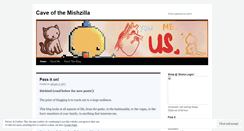 Desktop Screenshot of mishzilla.wordpress.com
