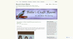 Desktop Screenshot of billiescraftroom.wordpress.com