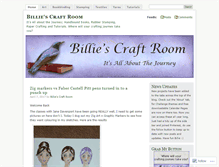 Tablet Screenshot of billiescraftroom.wordpress.com