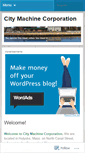 Mobile Screenshot of citymachinecorp.wordpress.com