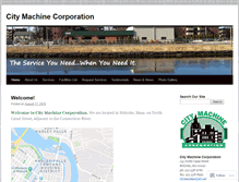 Tablet Screenshot of citymachinecorp.wordpress.com