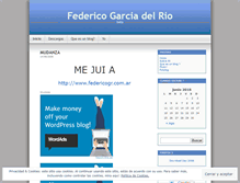 Tablet Screenshot of fedegarcia.wordpress.com