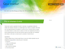 Tablet Screenshot of casaviselor.wordpress.com