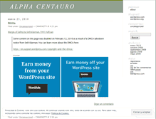Tablet Screenshot of alphacentauro.wordpress.com