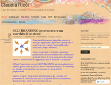 Tablet Screenshot of claudiaricci.wordpress.com