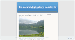 Desktop Screenshot of malaysianatural.wordpress.com