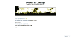 Desktop Screenshot of delendaestcarthago.wordpress.com