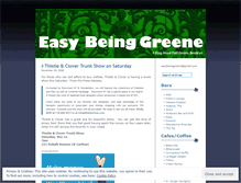 Tablet Screenshot of easybeinggreene.wordpress.com