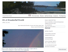 Tablet Screenshot of newallie.wordpress.com