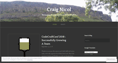 Desktop Screenshot of craignicol.wordpress.com