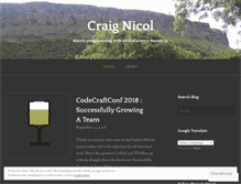 Tablet Screenshot of craignicol.wordpress.com