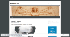 Desktop Screenshot of esoterictv.wordpress.com