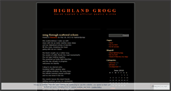 Desktop Screenshot of highlandgrogg.wordpress.com