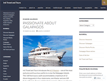 Tablet Screenshot of intitravel.wordpress.com