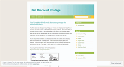 Desktop Screenshot of getdiscountpostage.wordpress.com