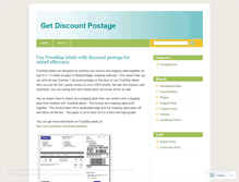 Tablet Screenshot of getdiscountpostage.wordpress.com