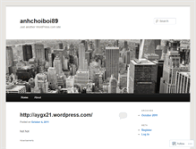 Tablet Screenshot of anhchoiboi89.wordpress.com