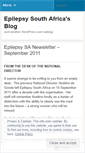 Mobile Screenshot of epilepsysa.wordpress.com