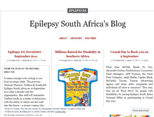Tablet Screenshot of epilepsysa.wordpress.com