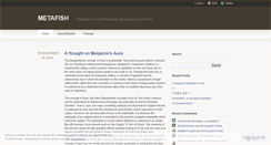 Desktop Screenshot of metafish.wordpress.com
