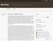 Tablet Screenshot of metafish.wordpress.com