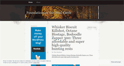 Desktop Screenshot of foundationsofthedeadearth.wordpress.com