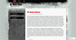 Desktop Screenshot of amistory.wordpress.com