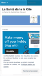 Mobile Screenshot of lasantedanslacite.wordpress.com