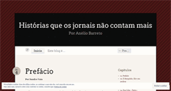 Desktop Screenshot of historiasqueosjornaisnaocontammais.wordpress.com