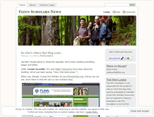 Tablet Screenshot of flinnscholars.wordpress.com